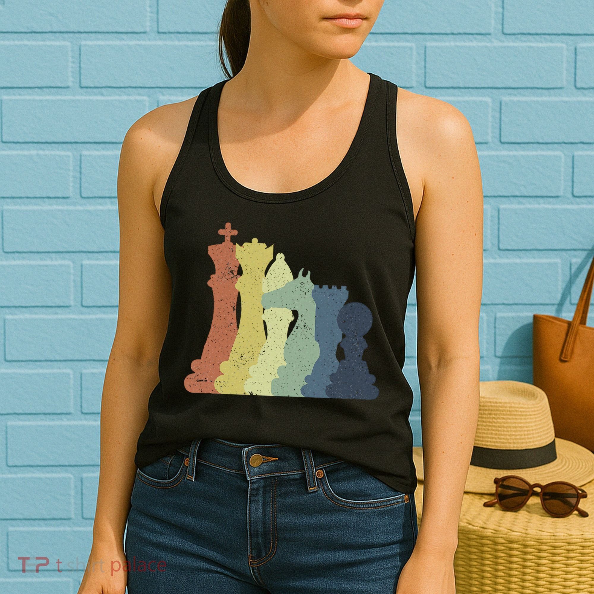 Retro Chess Outfit Chess Player Women's Tank Top