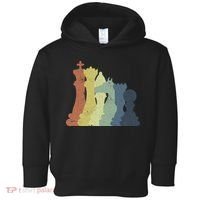 Retro Chess Outfit Chess Player Toddler Hoodie thumb 0