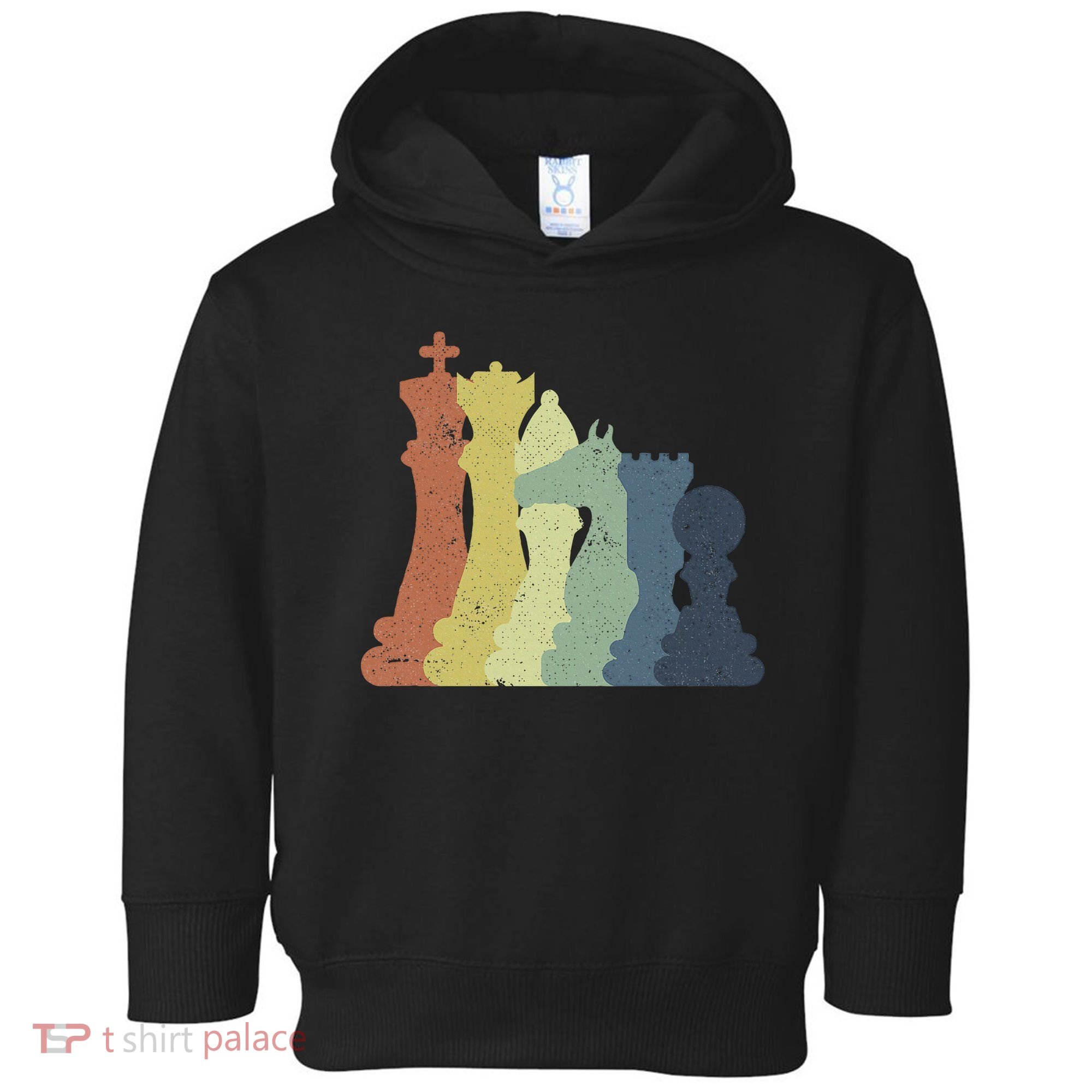 Retro Chess Outfit Chess Player Toddler Hoodie