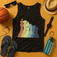 Retro Chess Outfit Chess Player Tank Top thumb 4