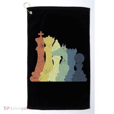 Retro Chess Outfit Chess Player Golf Towel