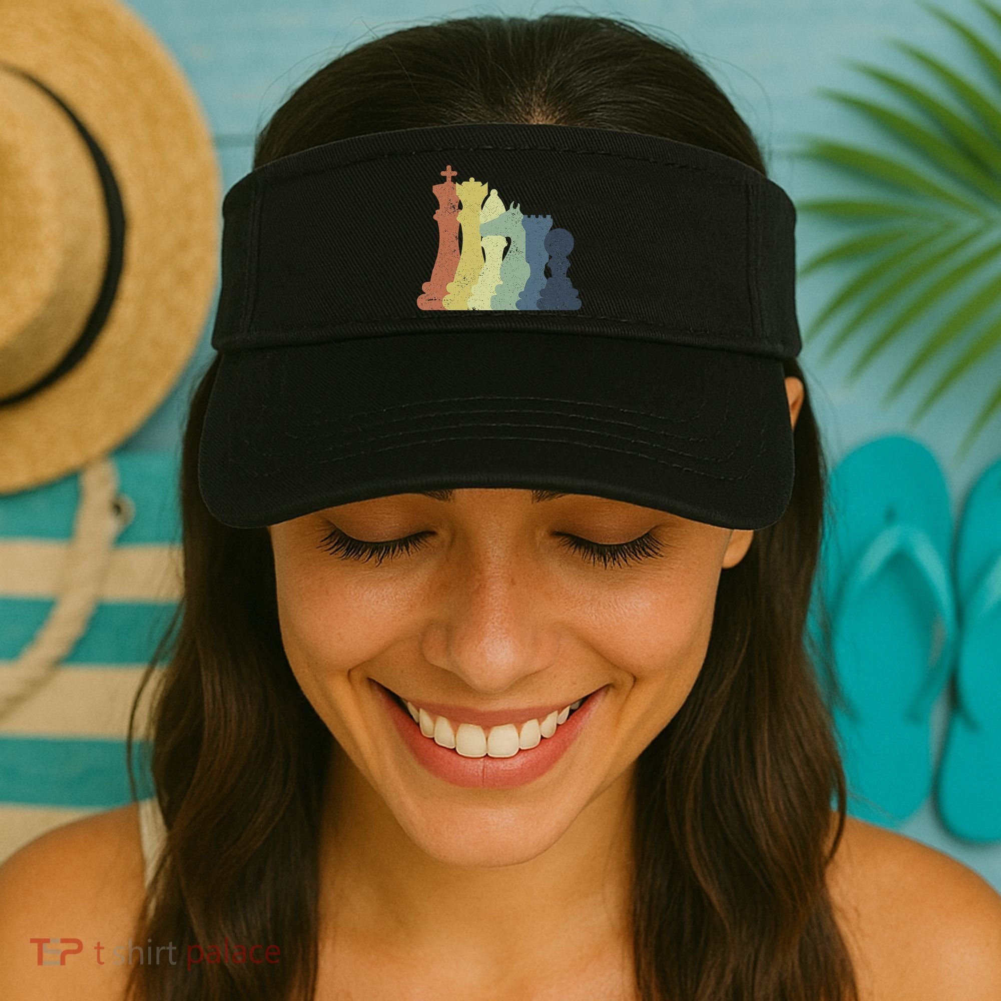 Retro Chess Outfit Chess Player Visor