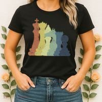 Retro Chess Outfit Chess Player Women's T-Shirt thumb 2