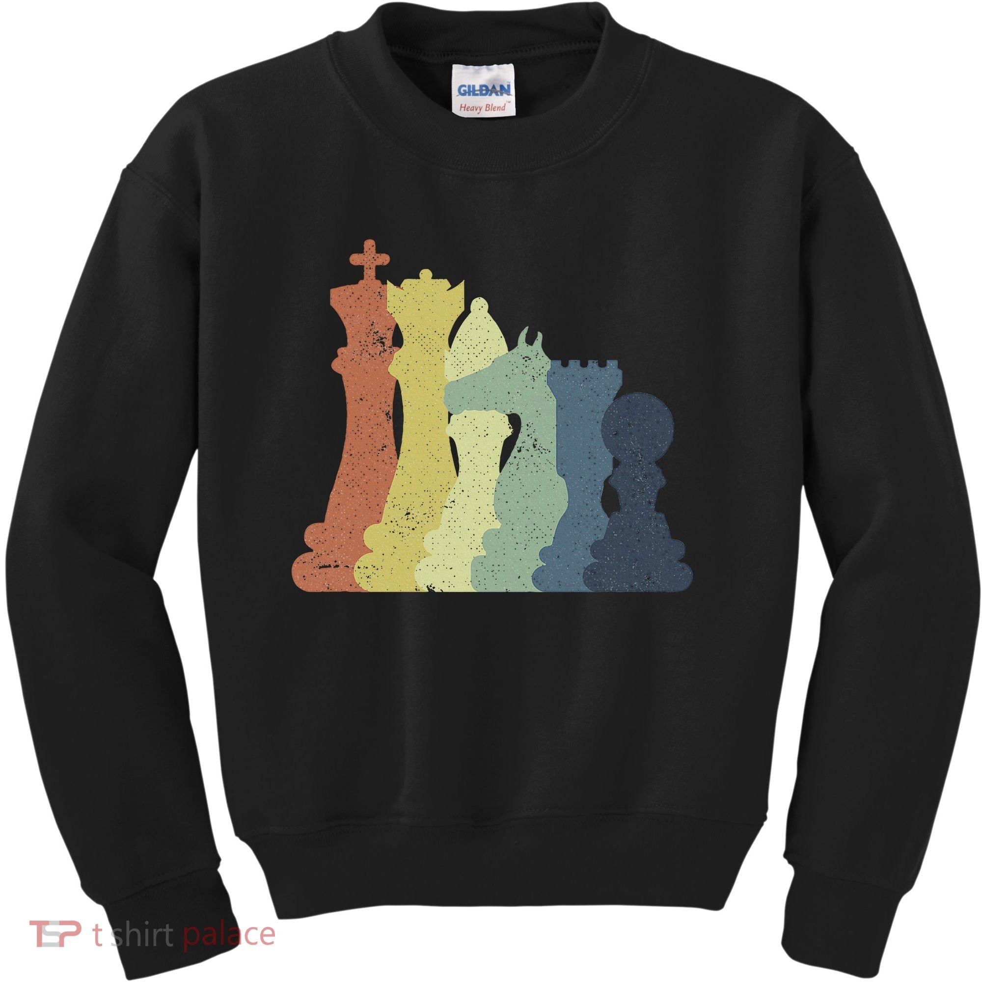 Retro Chess Outfit Chess Player Kids Sweatshirt