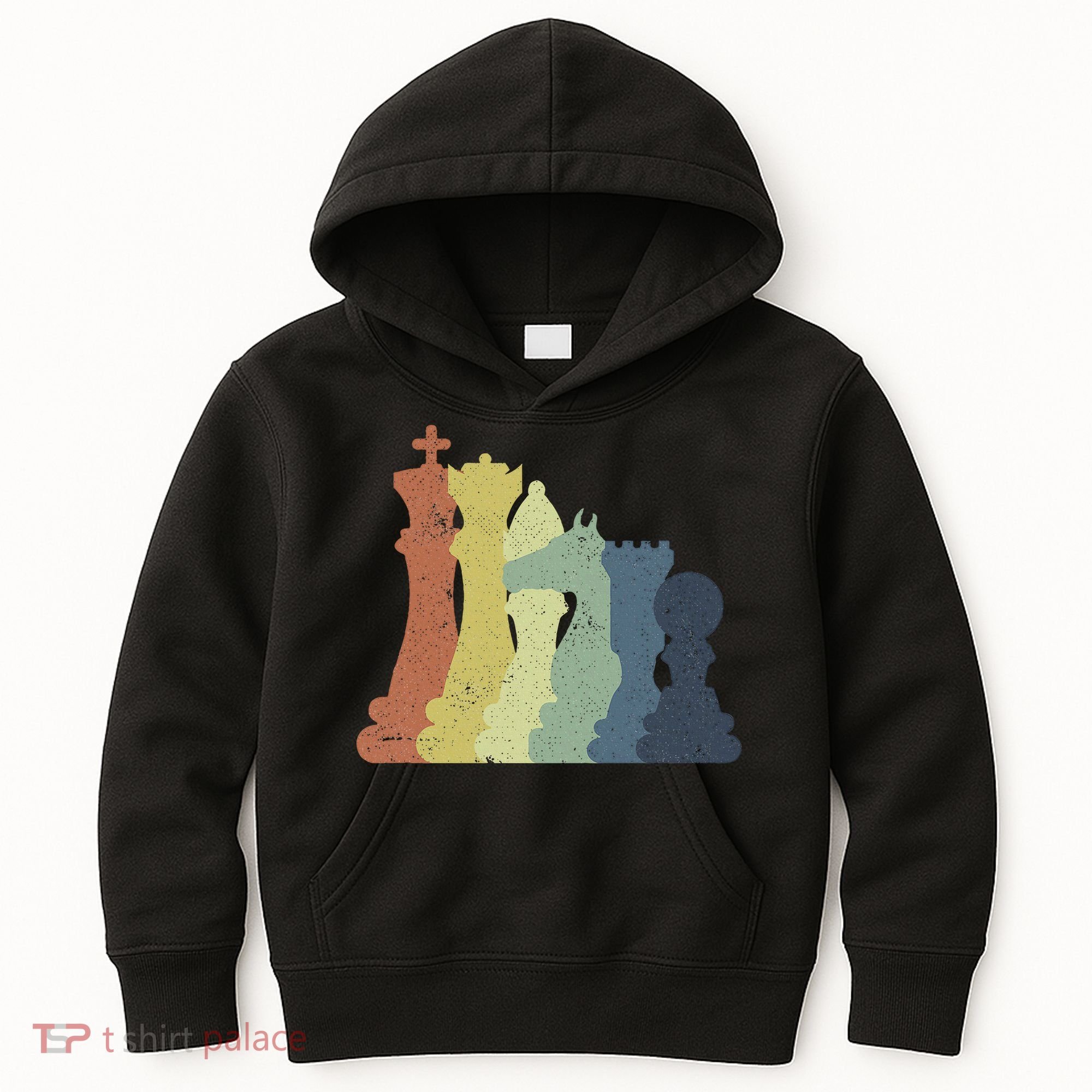 Retro Chess Outfit Chess Player Kids Hoodie