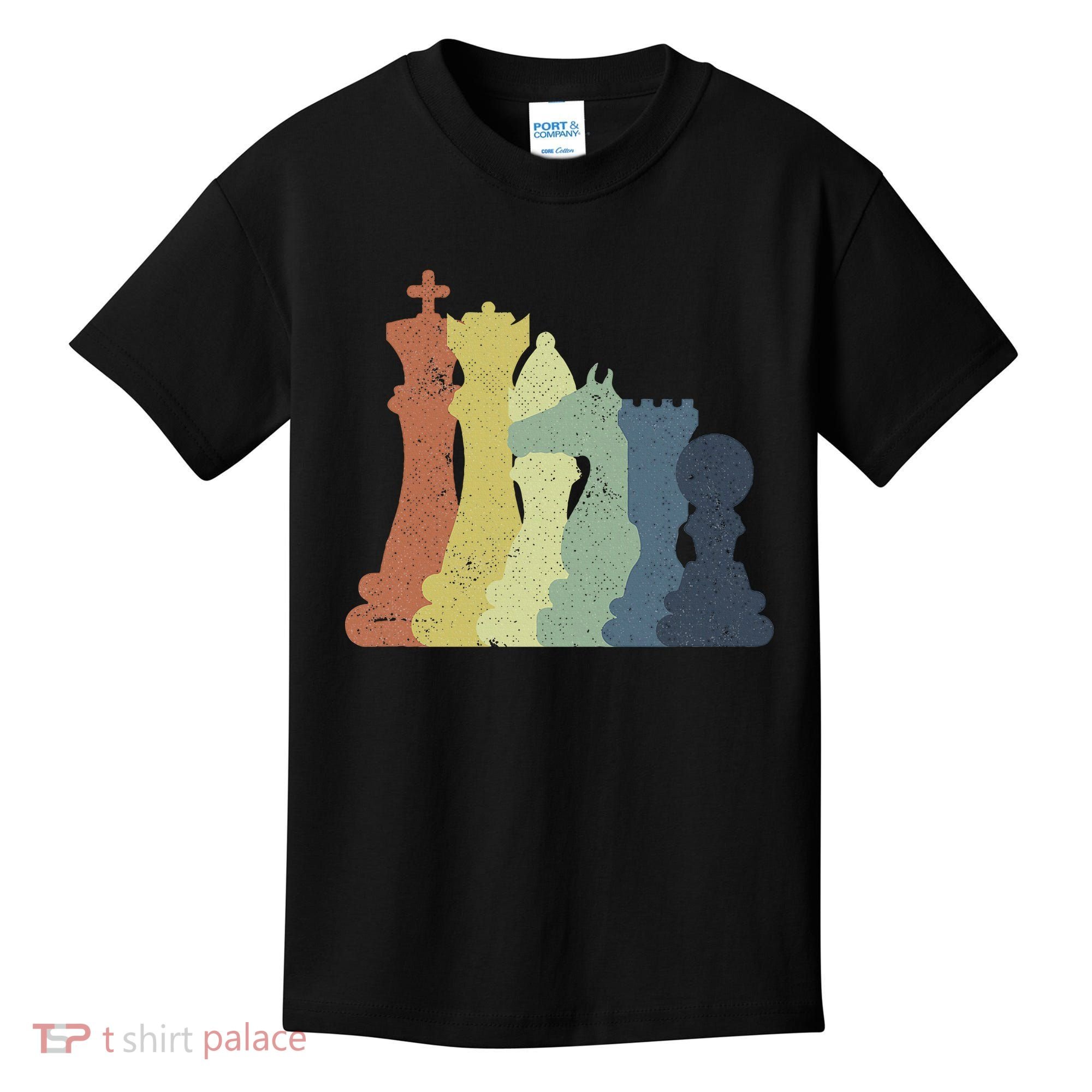 Retro Chess Outfit Chess Player Kids T-Shirt