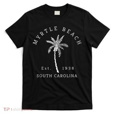 Retro Cool Original Myrtle Beach SC Palm Tree Novelty T-Shirt