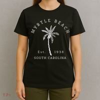 Retro Cool Original Myrtle Beach SC Palm Tree Novelty T-Shirt thumb 4