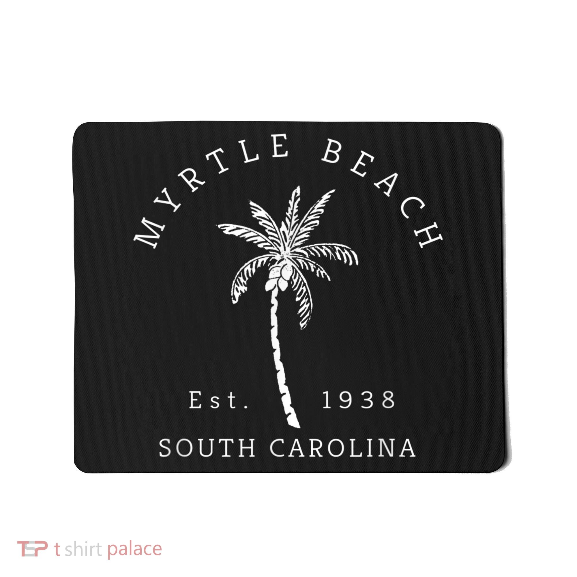 Retro Cool Original Myrtle Beach SC Palm Tree Novelty Mousepad