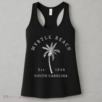 Retro Cool Original Myrtle Beach SC Palm Tree Novelty Women's Tank Top thumb 3