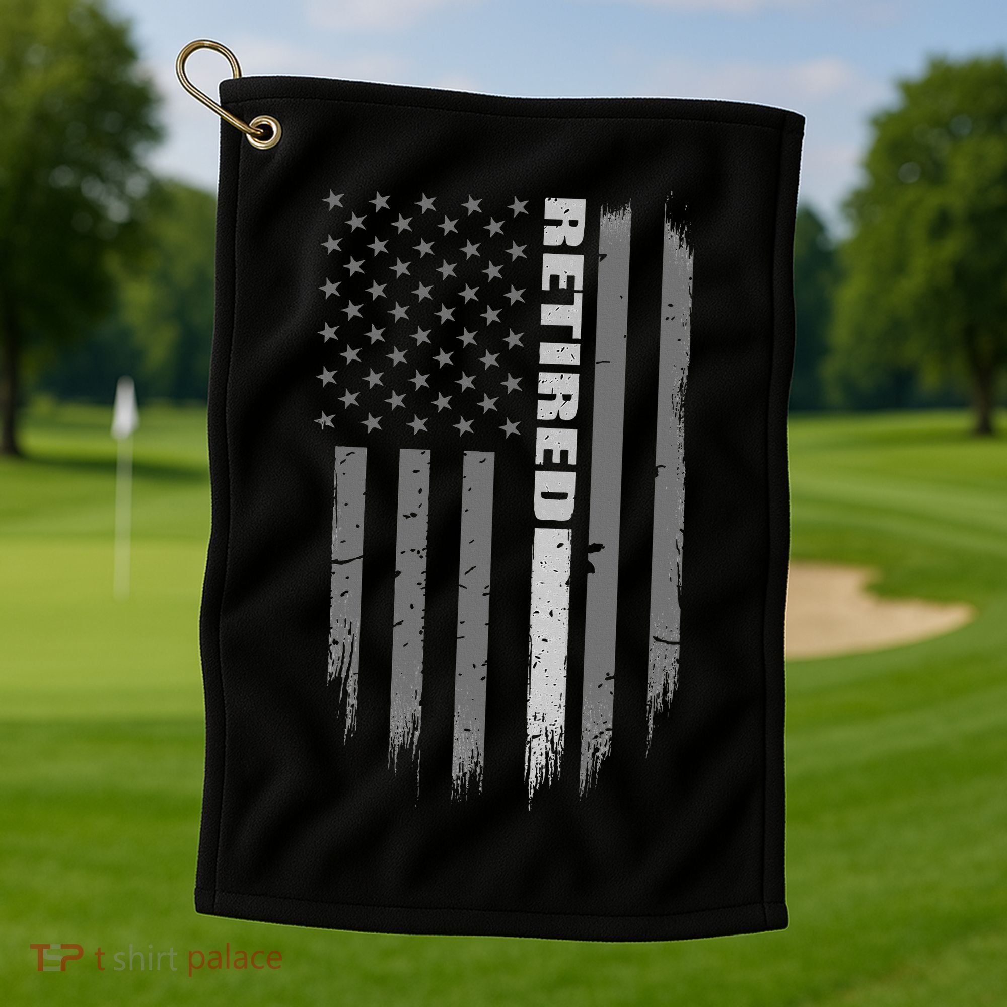 Retired Corrections Officer Gift Correctional Officer Golf Towel