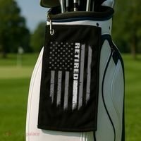 Retired Corrections Officer Gift Correctional Officer Golf Towel thumb 2