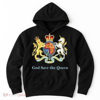 Royal Coat Of Arms, God Save The Queen Hoodie thumb 0