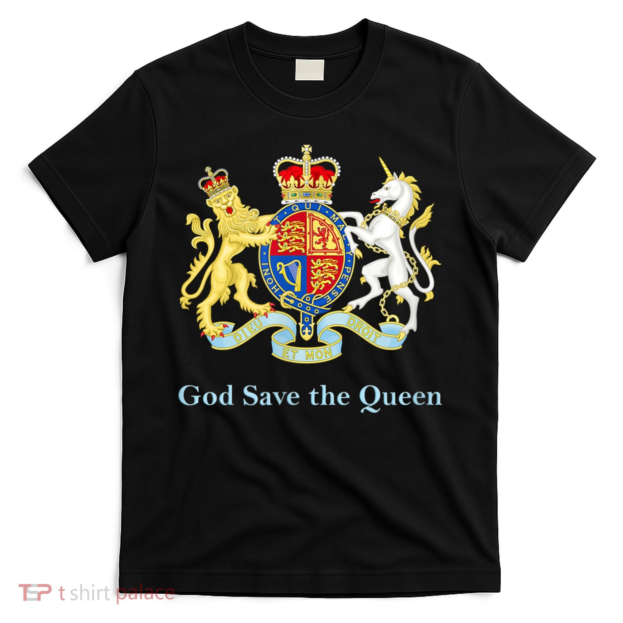 Royal Coat Of Arms, God Save The Queen T-Shirt