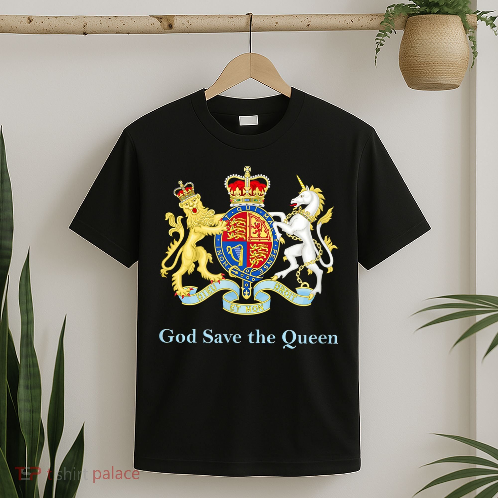 Royal Coat Of Arms, God Save The Queen T-Shirt