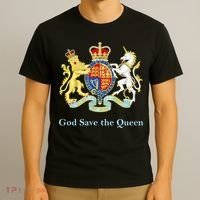 Royal Coat Of Arms, God Save The Queen T-Shirt thumb 3