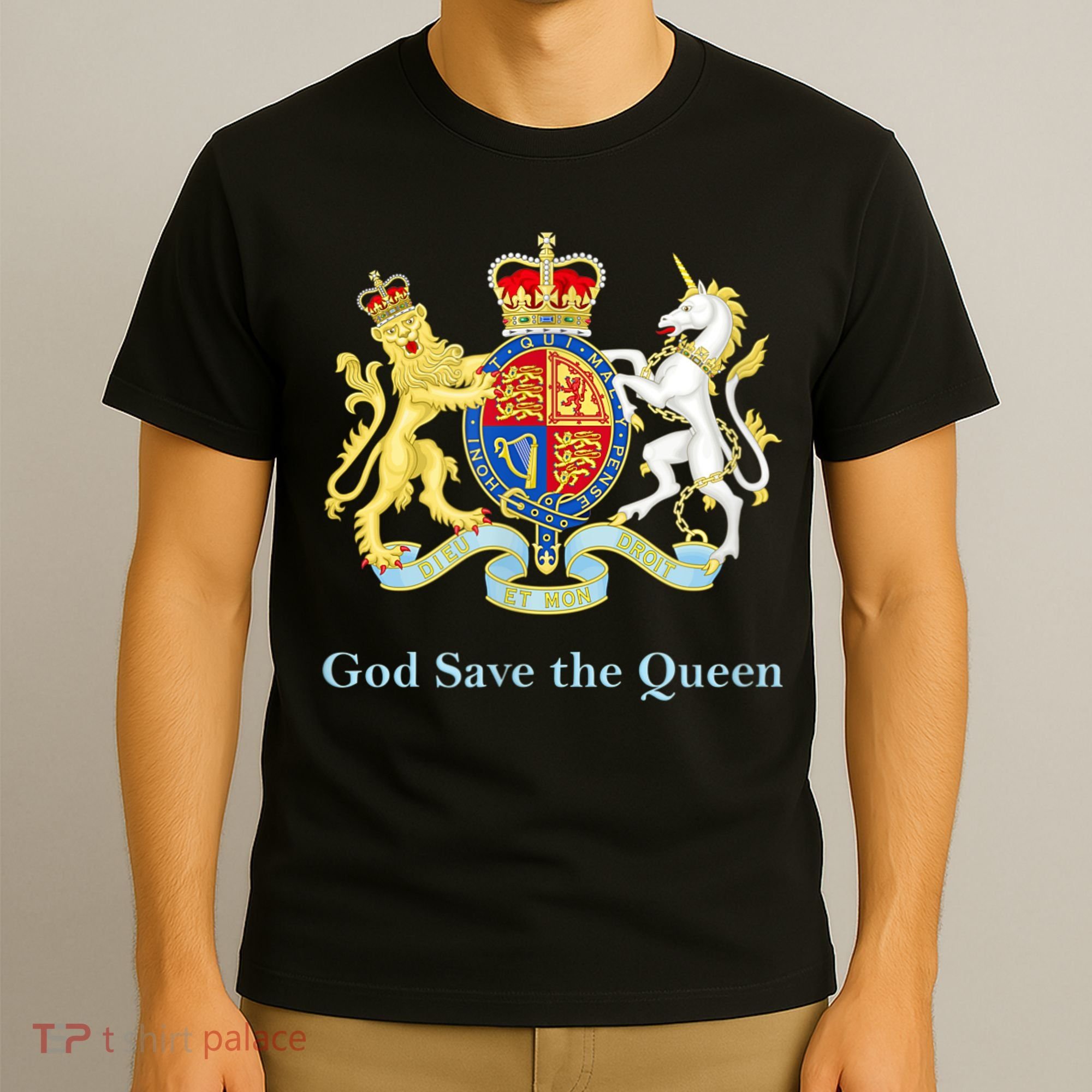 Royal Coat Of Arms, God Save The Queen T-Shirt