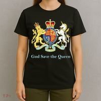 Royal Coat Of Arms, God Save The Queen T-Shirt thumb 4