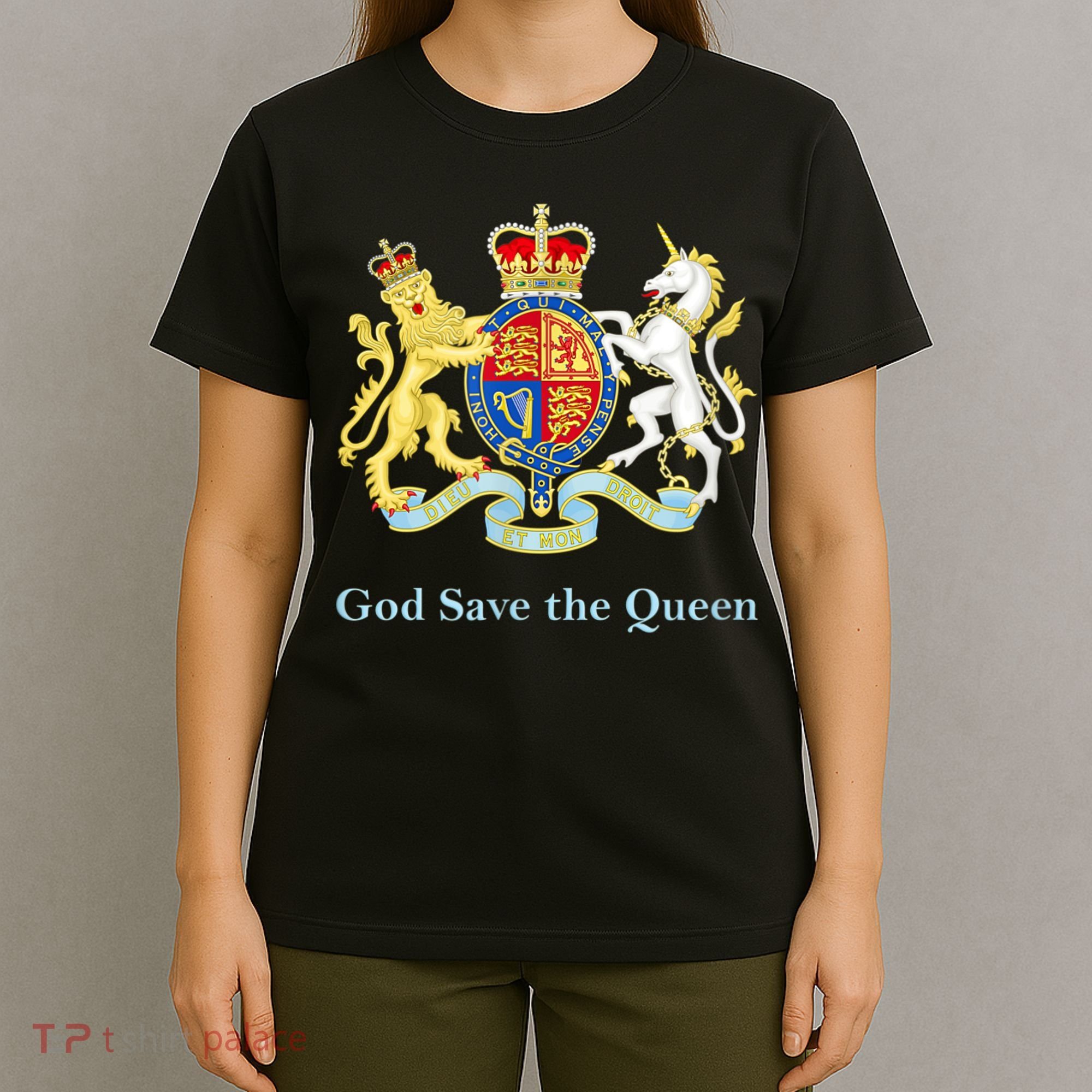 Royal Coat Of Arms, God Save The Queen T-Shirt