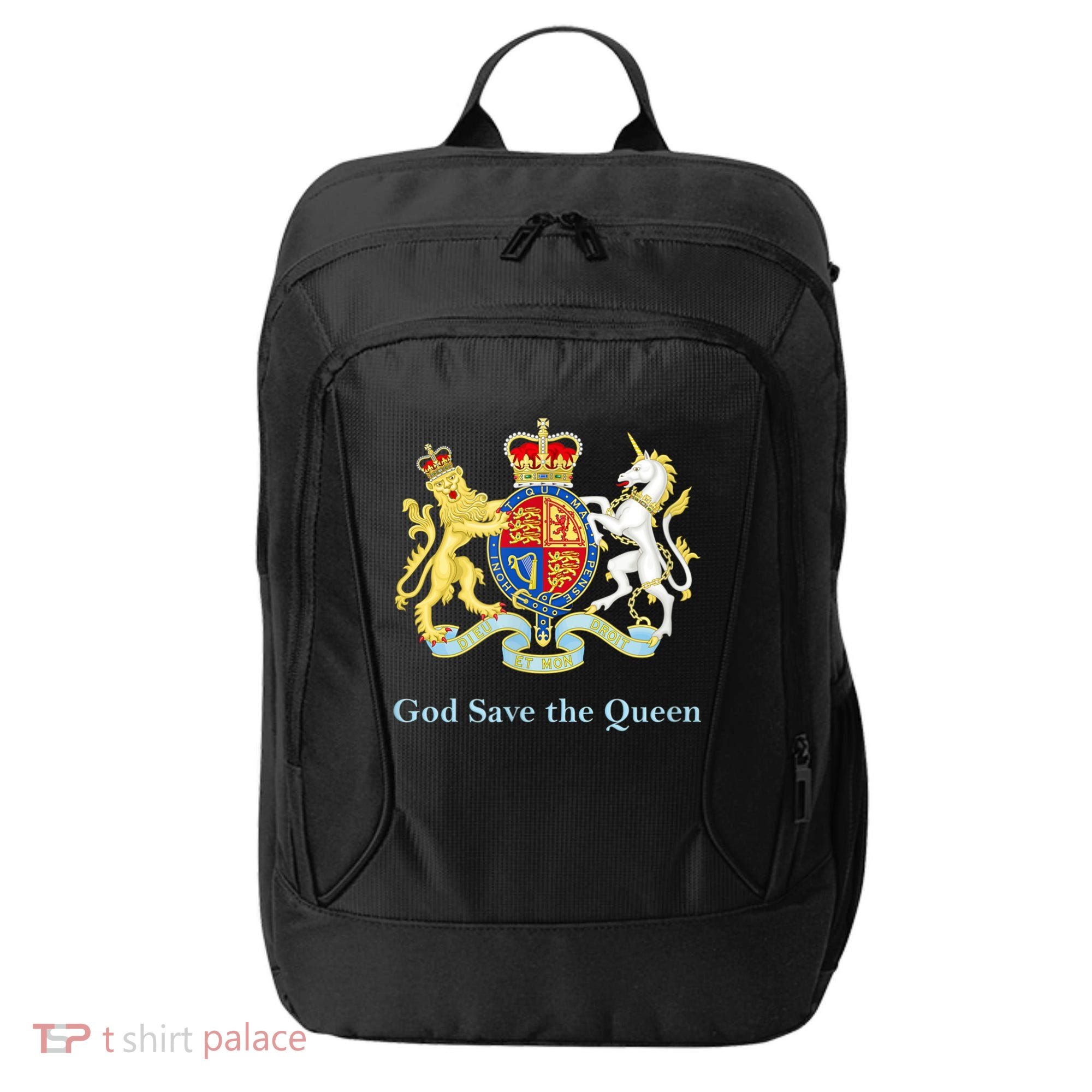 Royal Coat Of Arms, God Save The Queen City Backpack