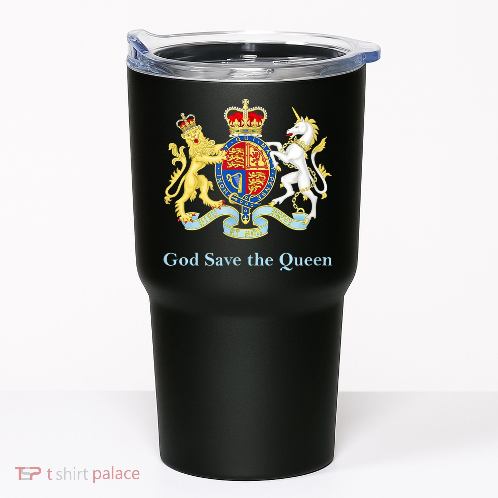 Royal Coat Of Arms, God Save The Queen Tumbler