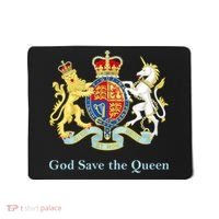 Royal Coat Of Arms, God Save The Queen Mousepad thumb 0