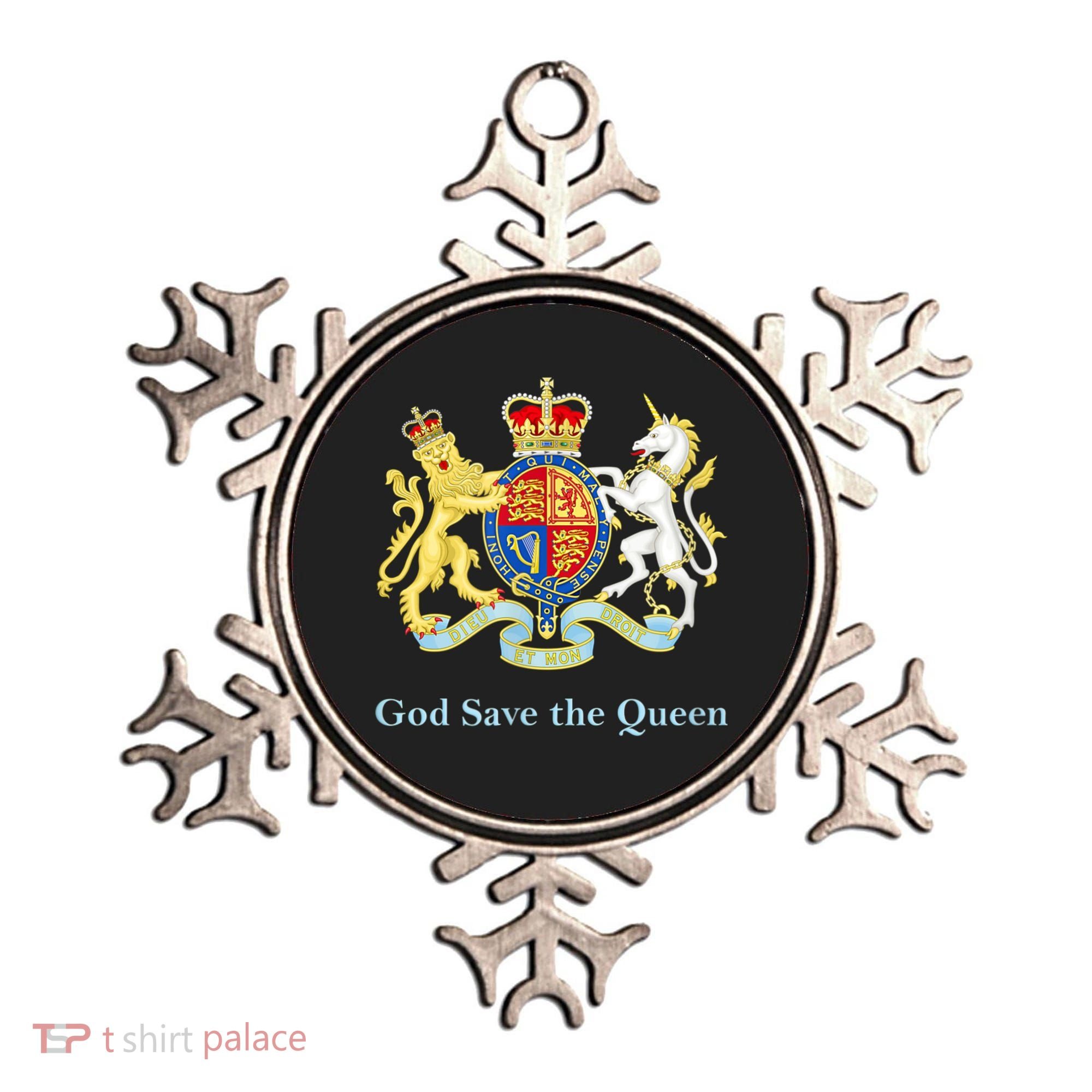 Royal Coat Of Arms, God Save The Queen Ornament