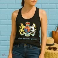 Royal Coat Of Arms, God Save The Queen Women's Tank Top thumb 2