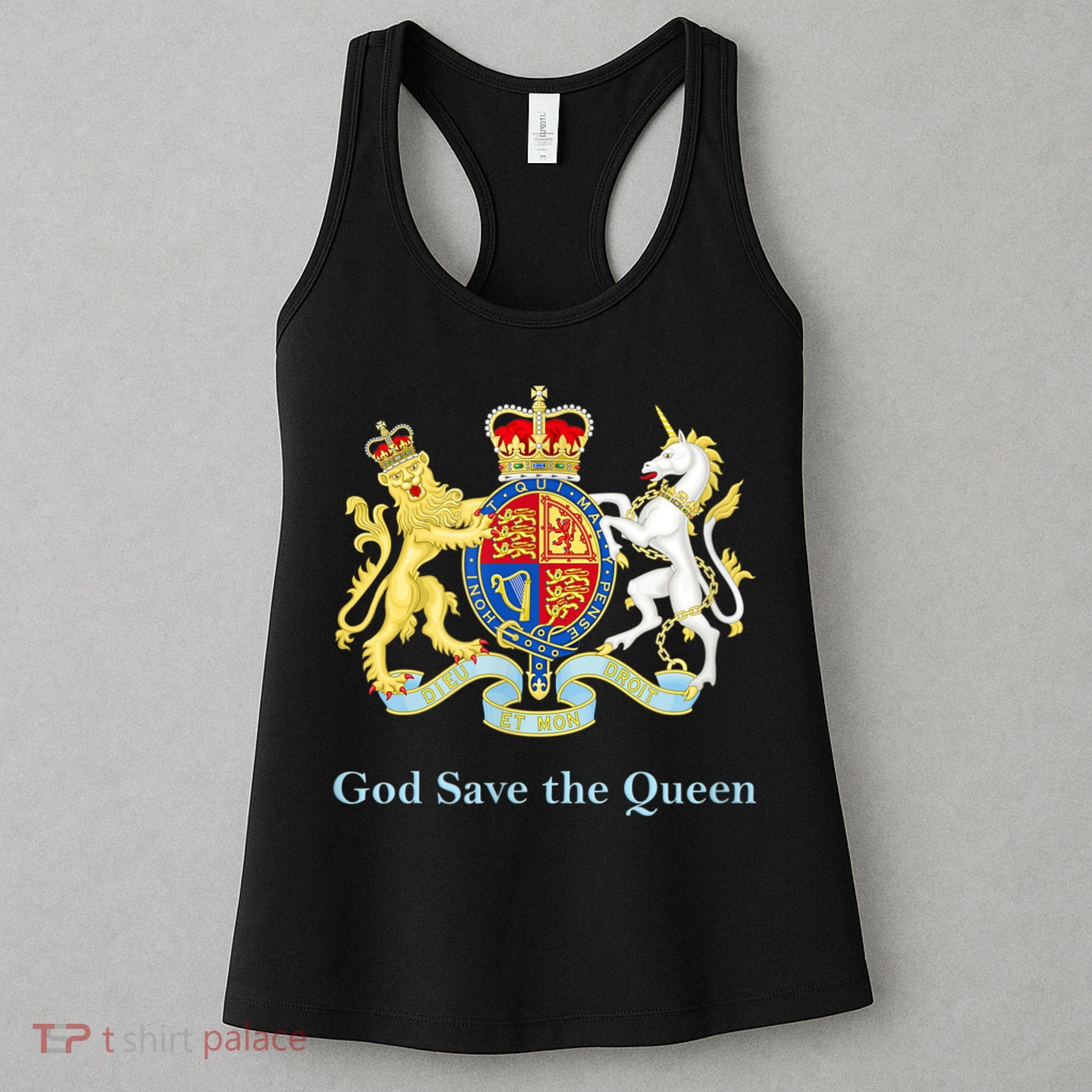 Royal Coat Of Arms, God Save The Queen Women's Tank Top
