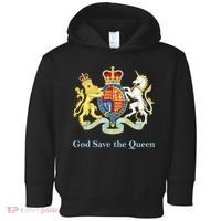 Royal Coat Of Arms, God Save The Queen Toddler Hoodie thumb 0