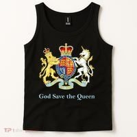 Royal Coat Of Arms, God Save The Queen Tank Top thumb 2