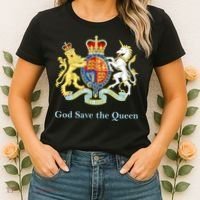 Royal Coat Of Arms, God Save The Queen Women's T-Shirt thumb 2
