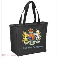 Royal Coat Of Arms, God Save The Queen Tote Bag thumb 2