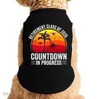 Retirement Class Of 2026 Countdown In Progress Teacher Doggie Tank thumb 0