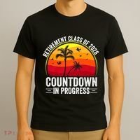 Retirement Class Of 2026 Countdown In Progress Teacher T-Shirt thumb 3