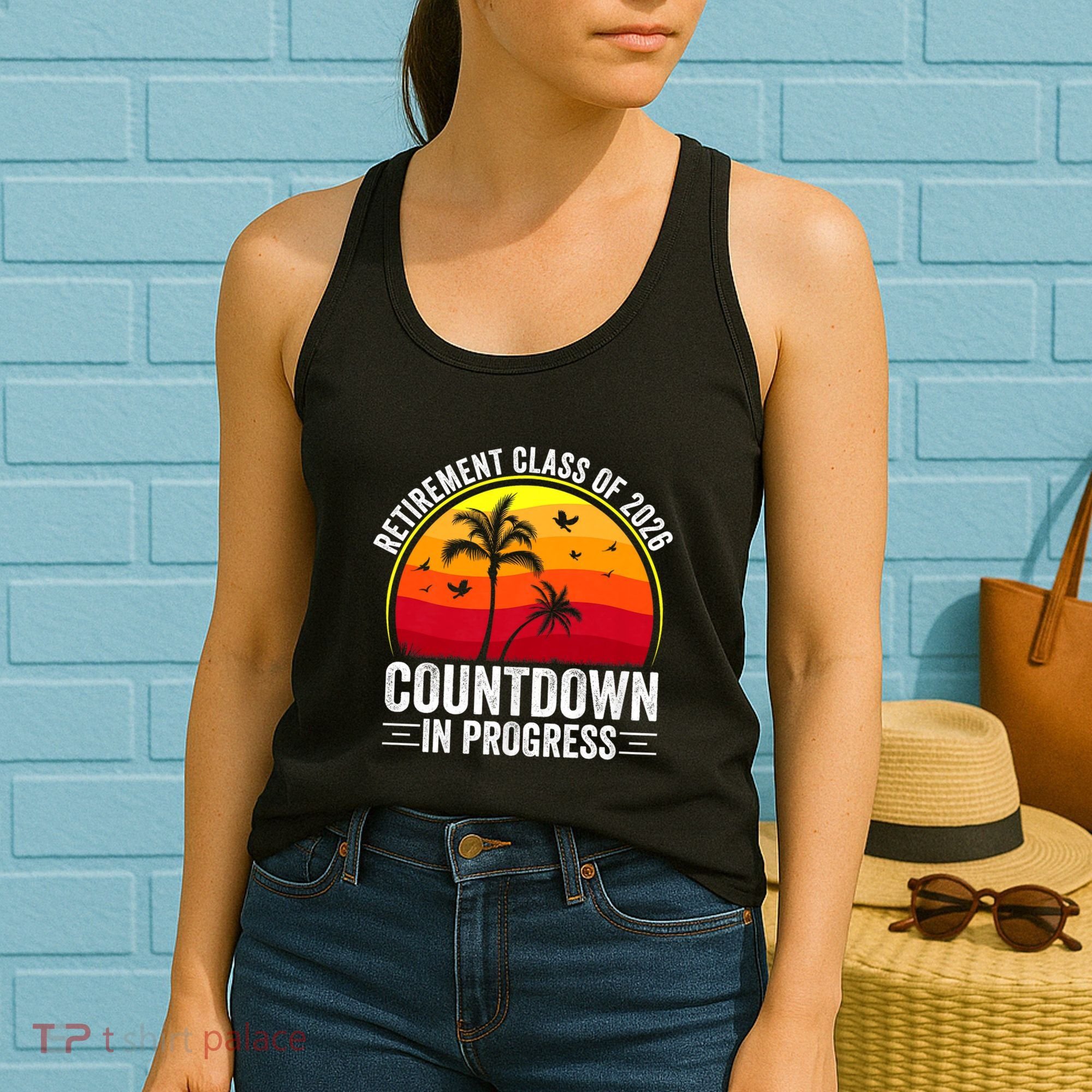 Retirement Class Of 2026 Countdown In Progress Teacher Women's Tank Top