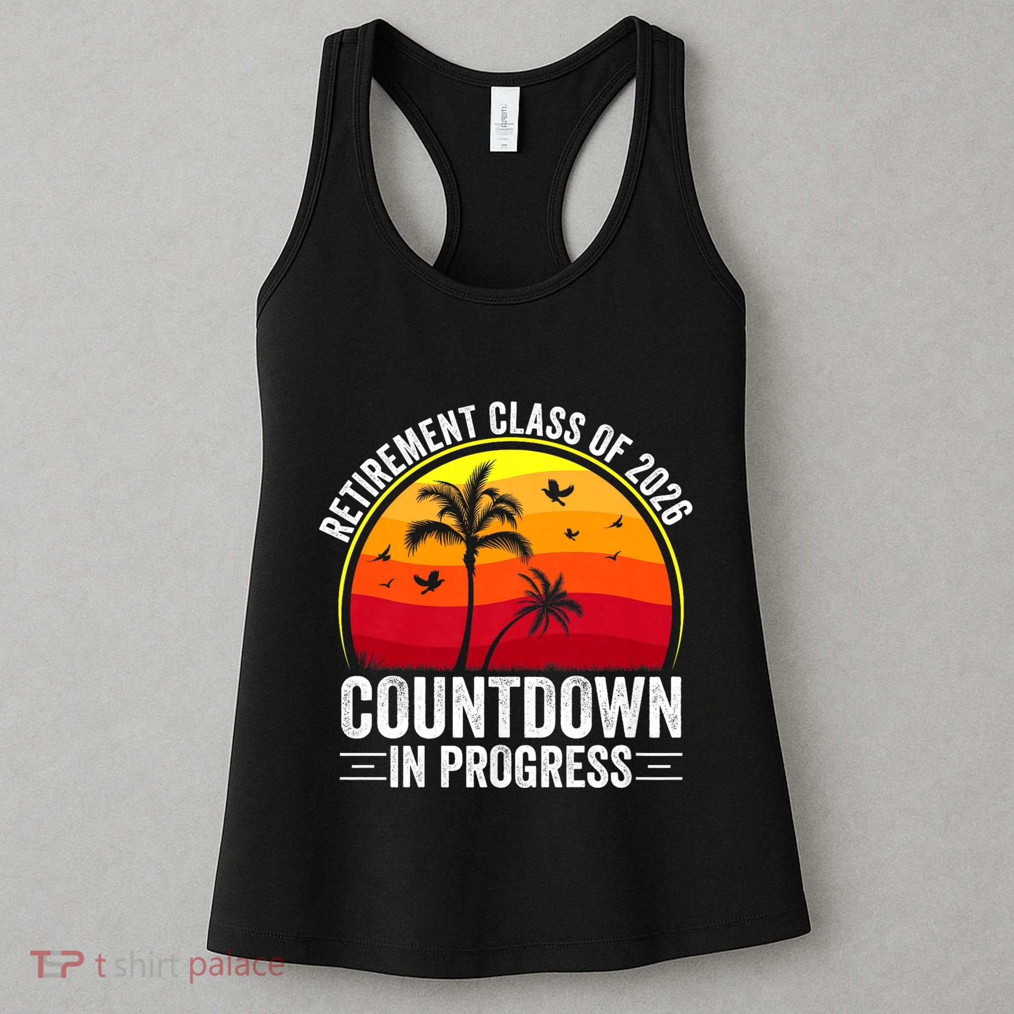 Retirement Class Of 2026 Countdown In Progress Teacher Women's Tank Top