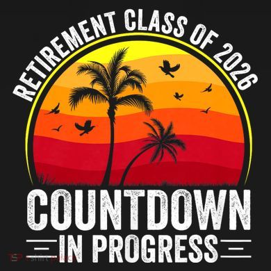Retirement Class Of 2026 Countdown In Progress Teacher Tall Hoodie