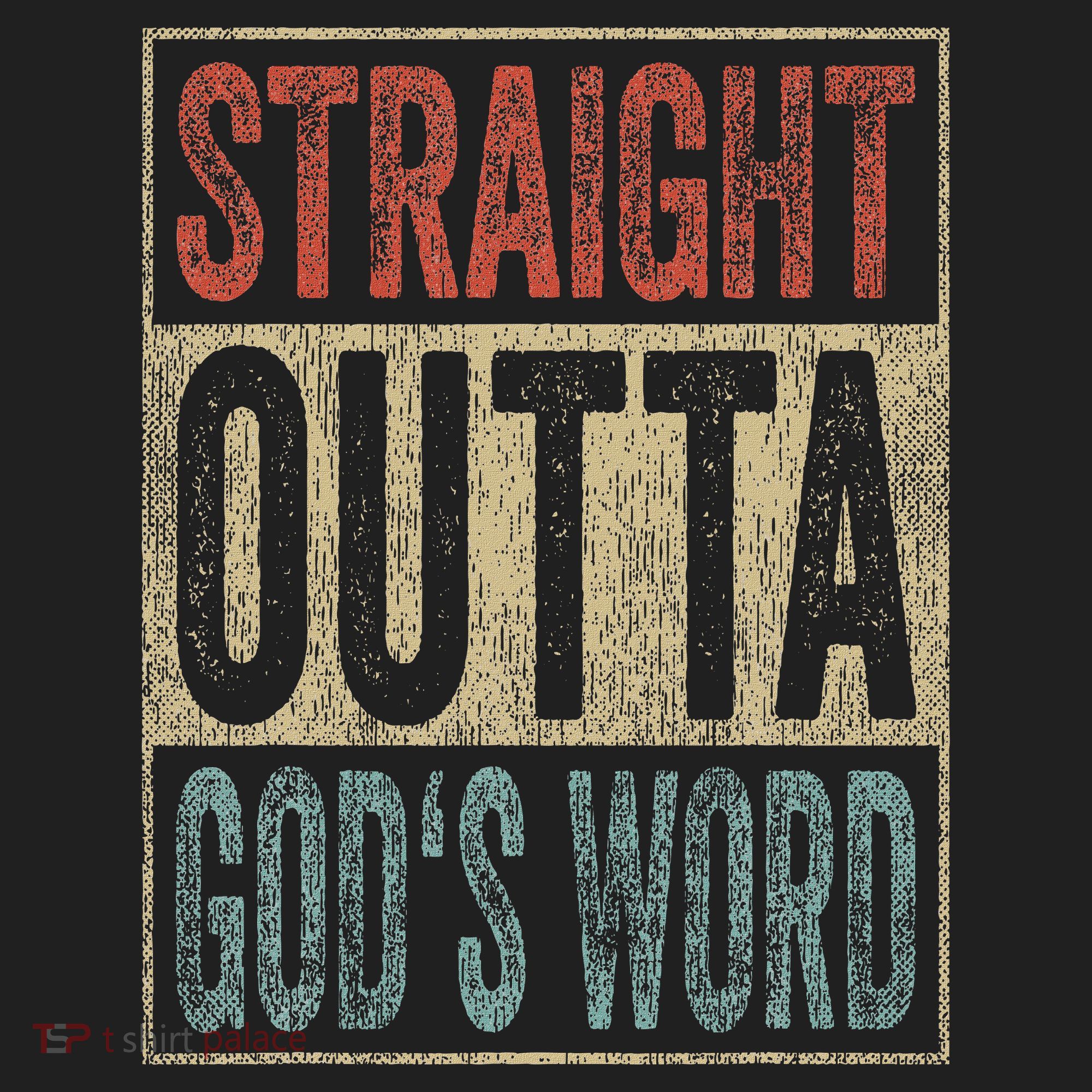 Retro Christian Outfit Straight Outta God's Word Beanie