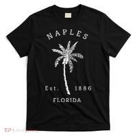 Retro Cool Original Naples Florida Beach Palm Tree Meaningful Gift T-Shirt thumb 0