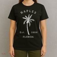 Retro Cool Original Naples Florida Beach Palm Tree Meaningful Gift T-Shirt thumb 4