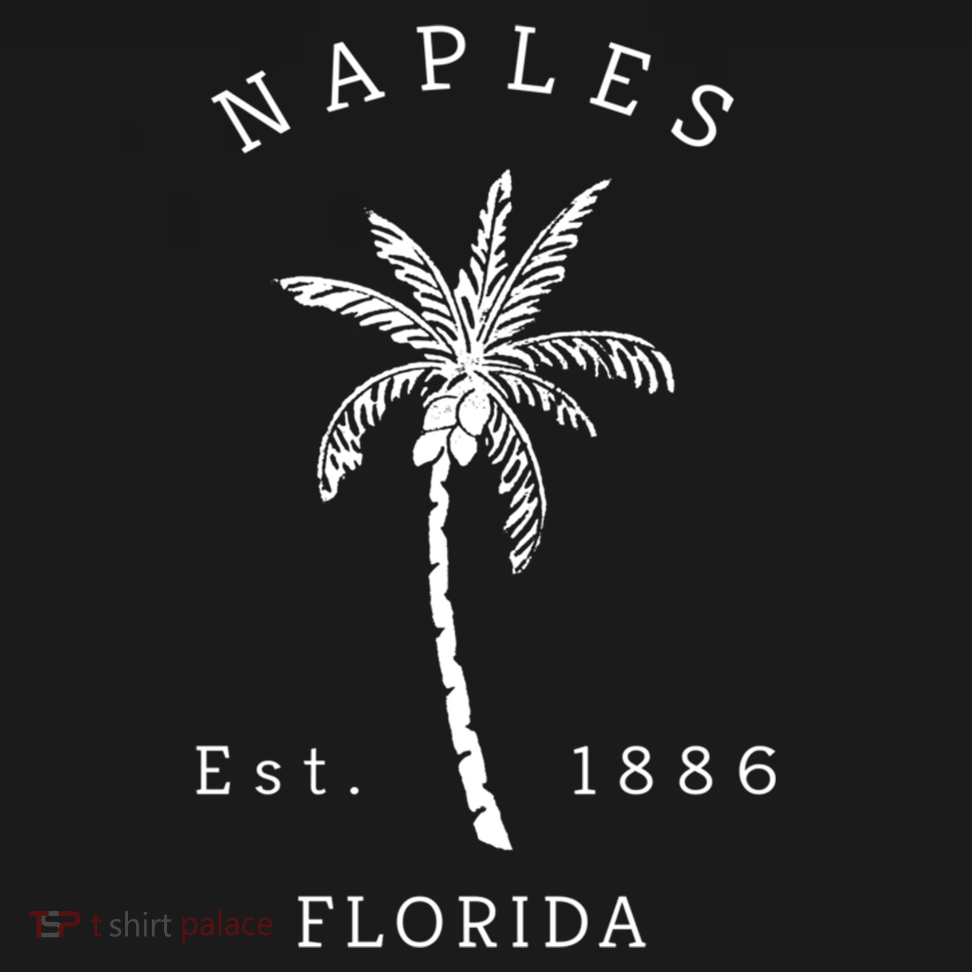 Retro Cool Original Naples Florida Beach Palm Tree Meaningful Gift Button