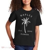 Retro Cool Original Naples Florida Beach Palm Tree Meaningful Gift Kids T-Shirt thumb 2