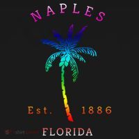 Retro Cool Original Naples Florida Beach Palm Tree Gift Pajama Set thumb 2