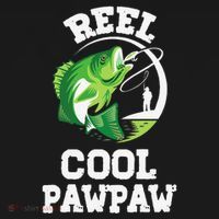 Reel Cool Pawpaw Fishing Fisherman Funny Retro Pawpaw Women's Hoodie thumb 2