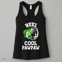Reel Cool Pawpaw Fishing Fisherman Funny Retro Pawpaw Women's Tank Top thumb 3