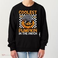 Retro Coolest Pumpkin In The Patch Outfit Halloween Women's Sweatshirt thumb 0