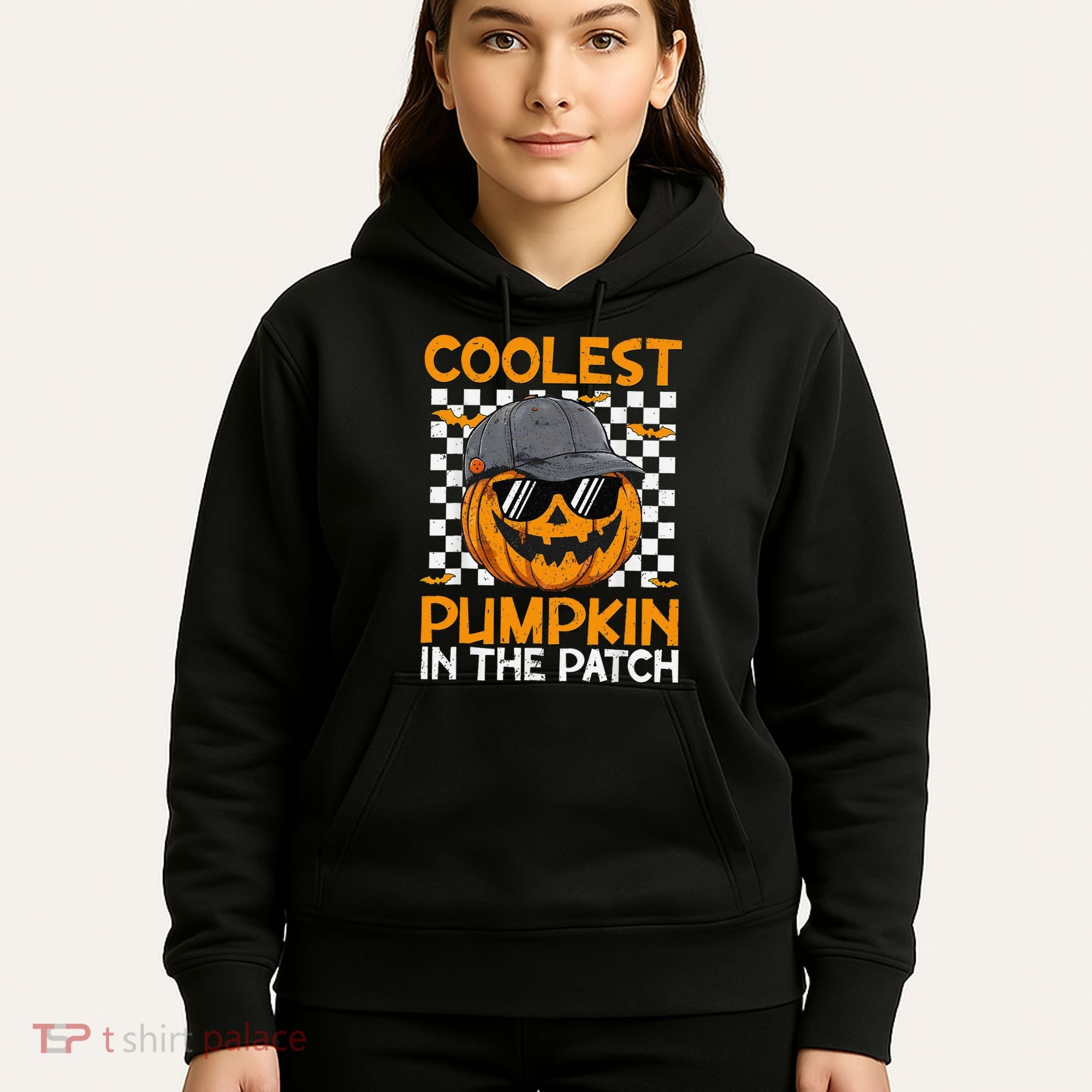 Retro Coolest Pumpkin In The Patch Outfit Halloween Hoodie