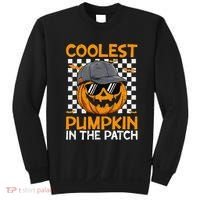 Retro Coolest Pumpkin In The Patch Outfit Halloween Sweatshirt thumb 0