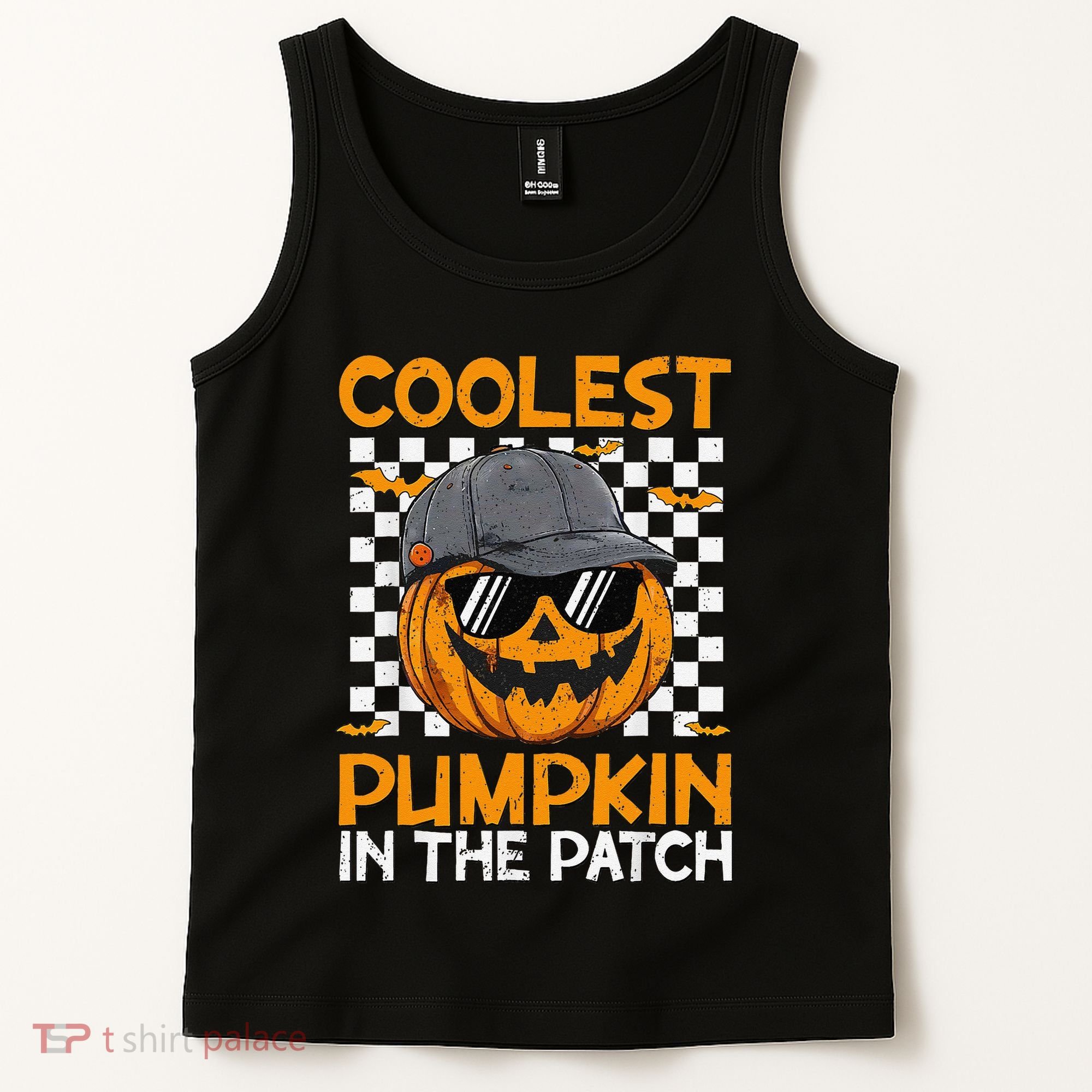 Retro Coolest Pumpkin In The Patch Outfit Halloween Tank Top